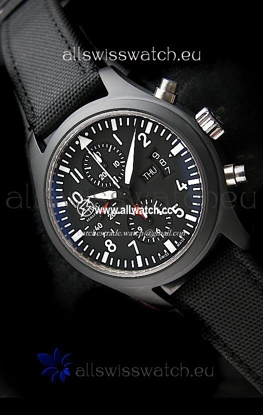 IWC Top Gun Ceramic in Black