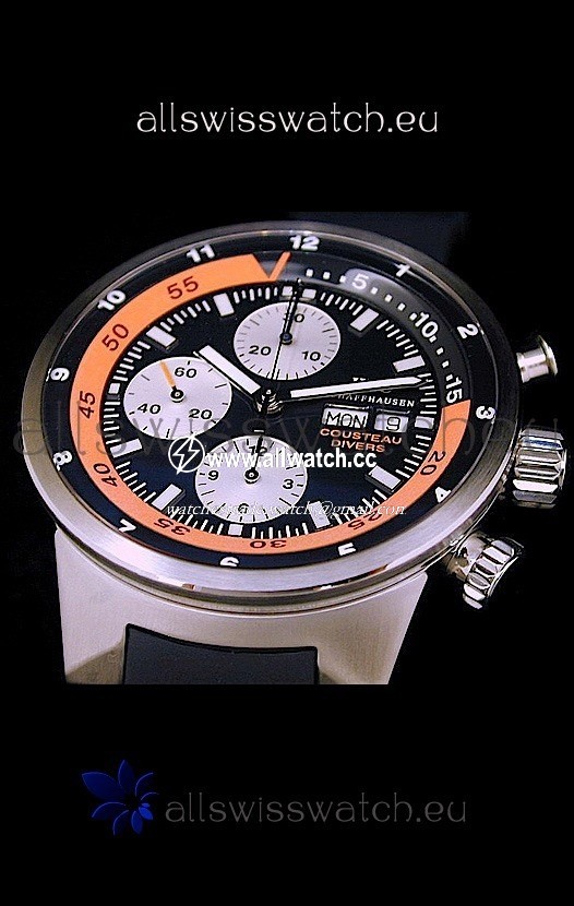 IWC Cousteau Divers in Black Dial