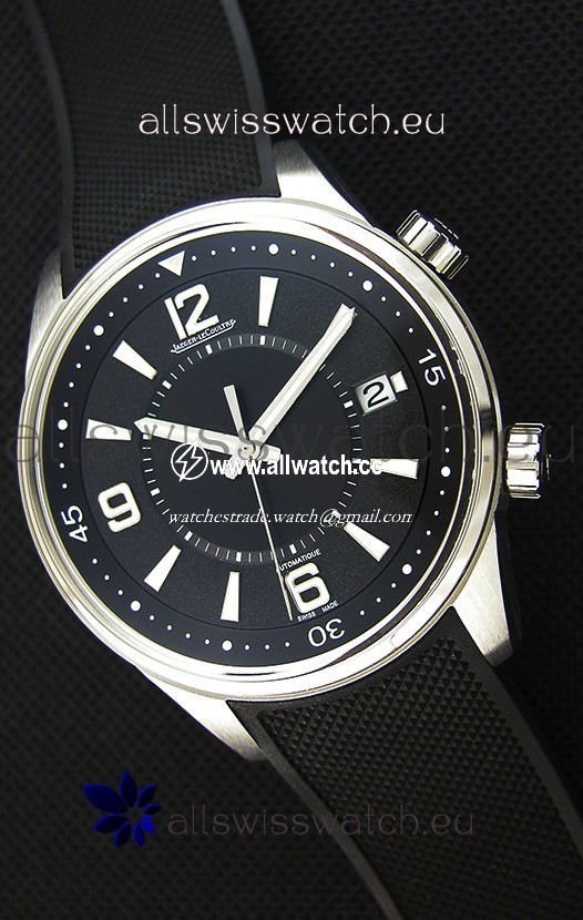 Jaeger-LeCoultre Polaris Black Dial with Nylon Strap 1:1 Mirror
