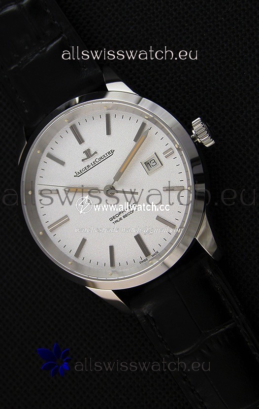 Jaeger LeCoultre Geophysic True Second Steel Case White Dial