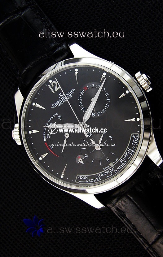 Jaeger LeCoultre Master Geographic Power Reserve Steel Case