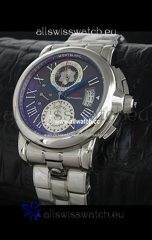 Mont Blanc Meisterstuck Star GMT in Black Dial