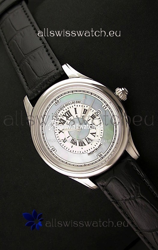 Montblanc Pure Mechanique Horlogerein Mop Blue Dial
