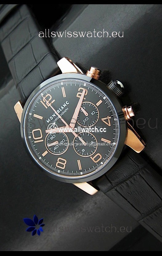 Mont Blanc Timewalker in Rose Gold Case - Ultimate Mirror