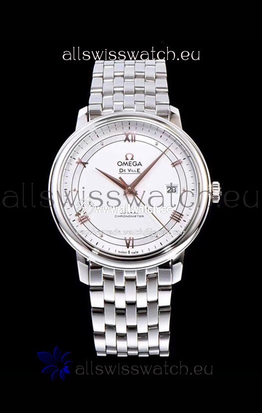 Omega De Ville Prestige Co-Axial 36.8MM White Dial 1:1 Mirror