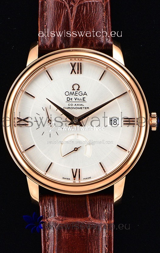 Omega Co-Axial Prestige Power Reserve Pink Gold