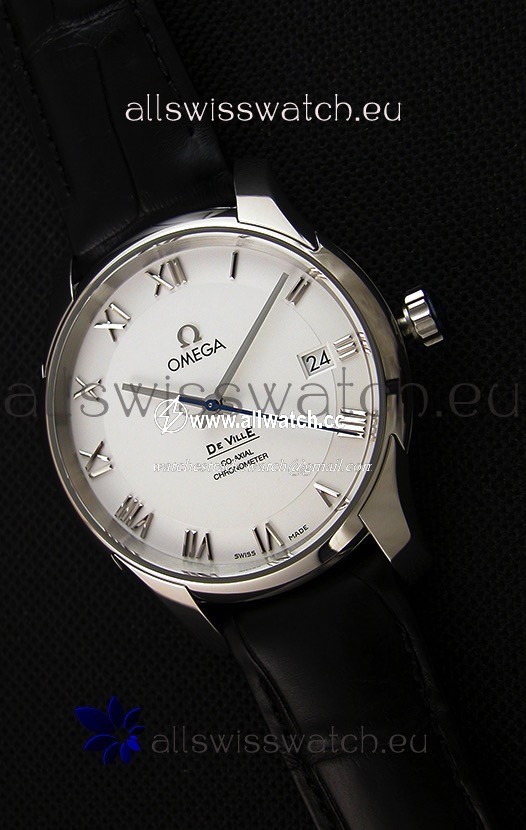 Omega De-Ville Annual Calendar Co-Axial1:1 Mirror Edition in White Dial