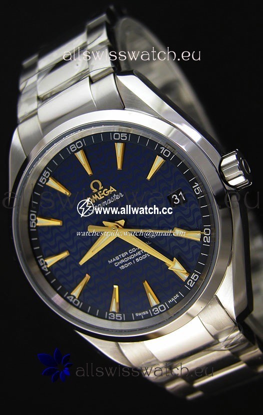 Omega Seamaster Aqua Terra Co-Axial Blue Limited Edition 1:1 Mirror