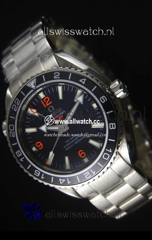 Omega Planet Ocean GMT Black- 1:1 Ultimate Mirror Edition