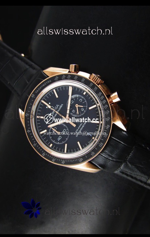 Omega Speedmaster Moon Co-Axial Rose Gold Case