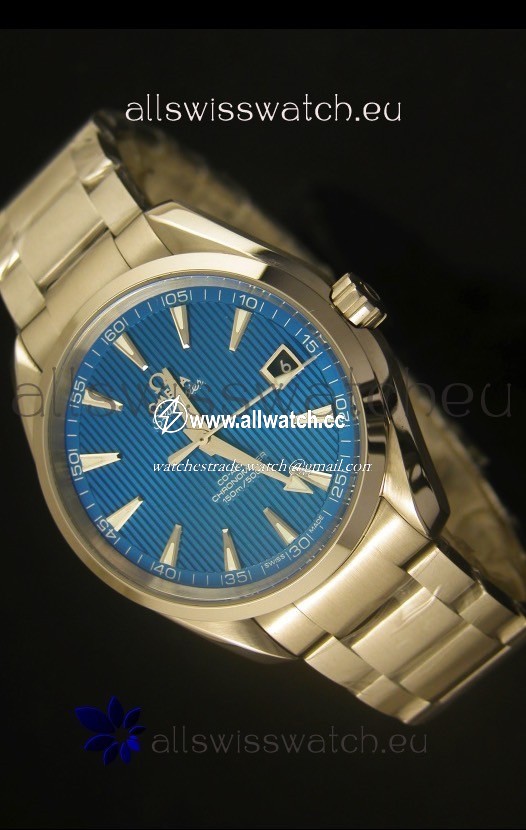 Omega Seamaster Aqua Terra Co-Axial Blue Dial