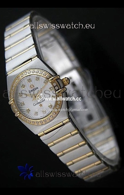 Omega Constellation Chronometer Lady Two Tone - Real 18K Gold