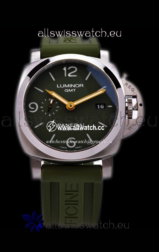 Panerai Luminor Marina GMT PAM1056 904L Steel - 1:1 Mirror