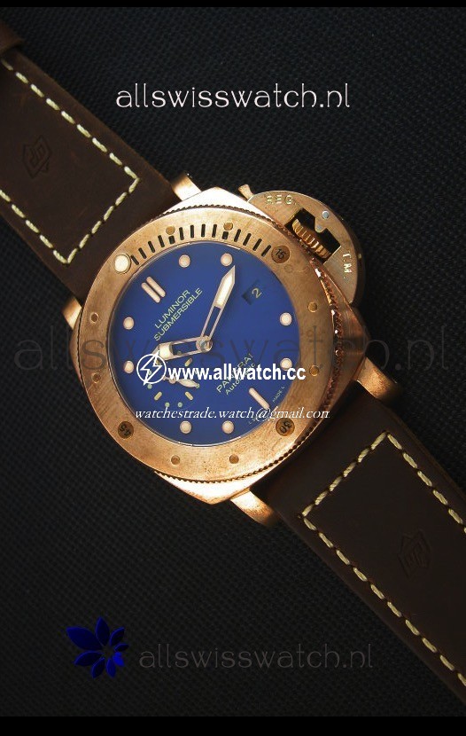 Panerai PAM617T Bronzo - Updated Ultimate Edition Version - Blue Dial