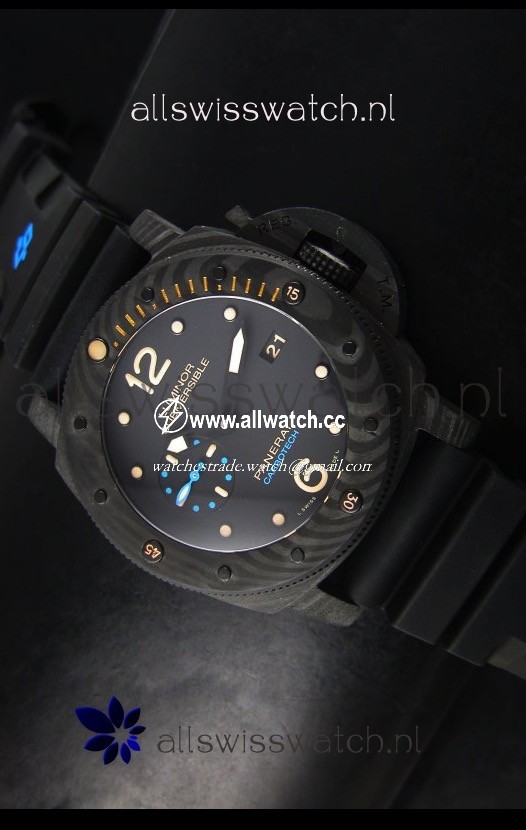 Panerai Luminor 1950 Submersible PAM616 Carbotech 1:1 Mirror