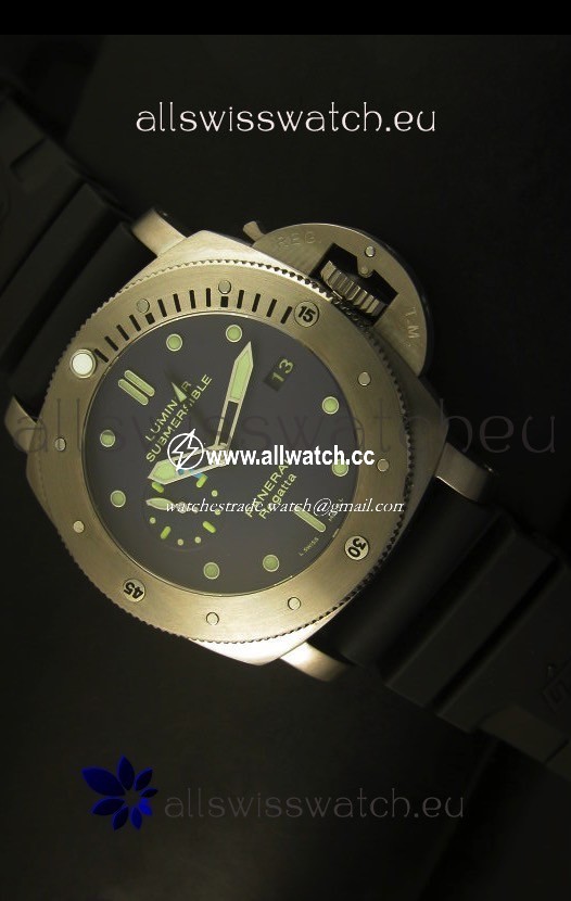 Panerai Luminor PAM371 Submersible GMT Titanium - 1:1 Mirror