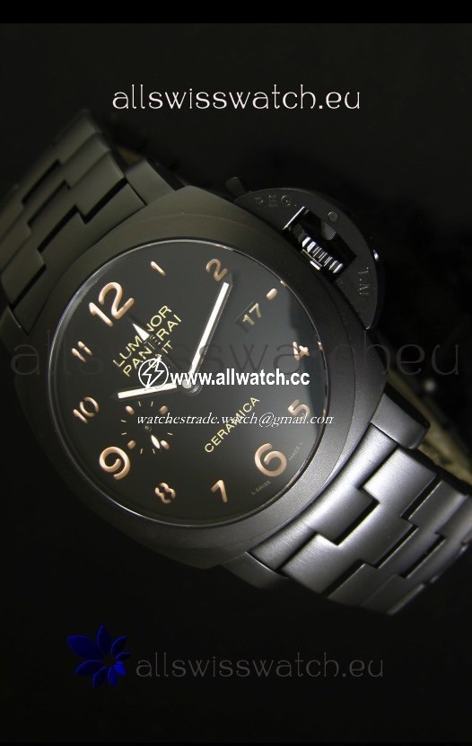 Panerai Luminor GMT PAM441 Ceramica - DLC Coated Edition