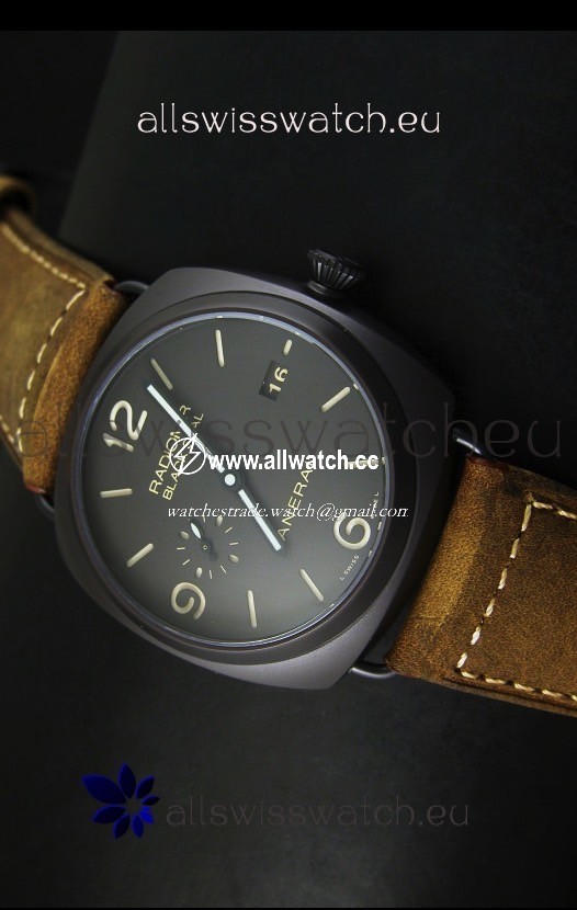 Panerai Radiomir PAM505 Black Seal 3 Days Edition with DLC Coated Case