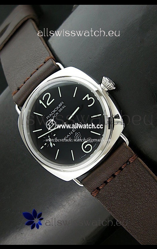 Panerai PAM380 Radiomir Black Seal Automatic in Brown Strap