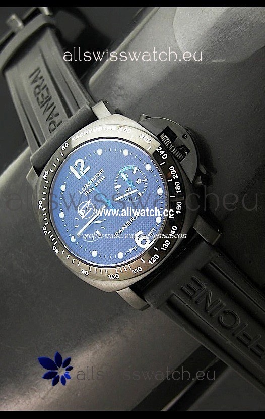 Panerai Luminor Regatta in PVD Casing Rubber Strap