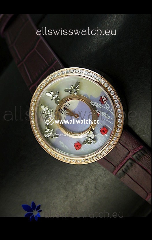 Piaget Altiplano Ultra-Thin Quartz Movement Ladies with Brown Strap
