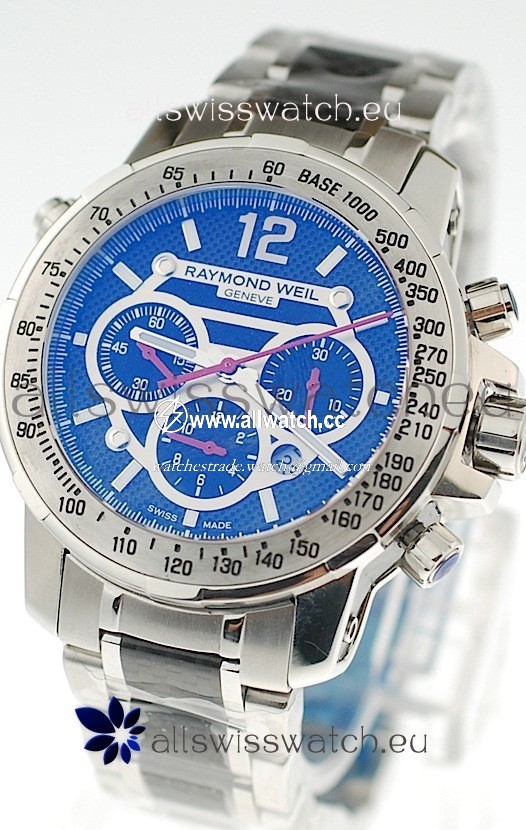 Raymond Weil Nabucco Exceptional Architectural Powerin Blue Dial