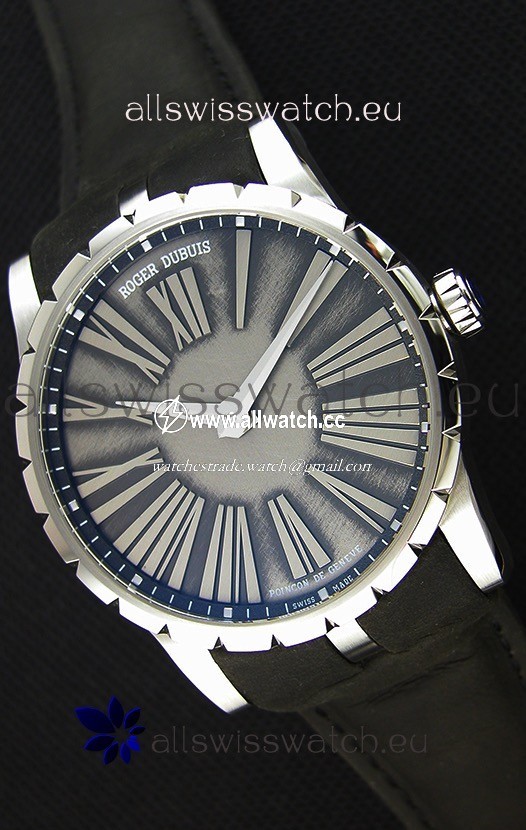 Roger Dubuis Excalibur Steel Case Grey Dial