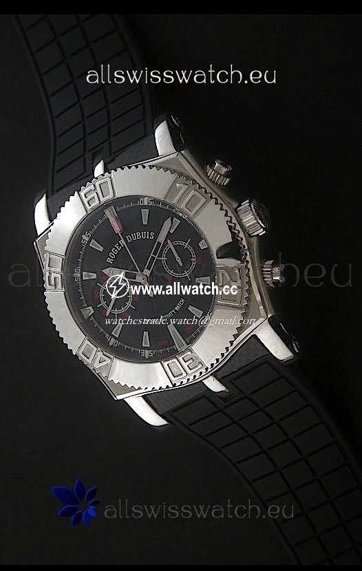 Roger Dubuis Lemania Easy Diver in Black Dial