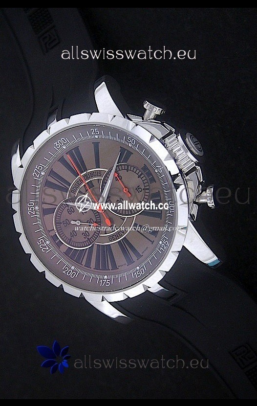 Roger Dubius Excalibur Chronoexcel in Brown Dial
