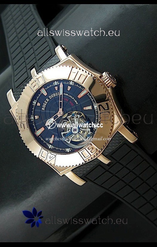 Roger Dubuis Tourbillon Excalibur Swiss in Blue Dial