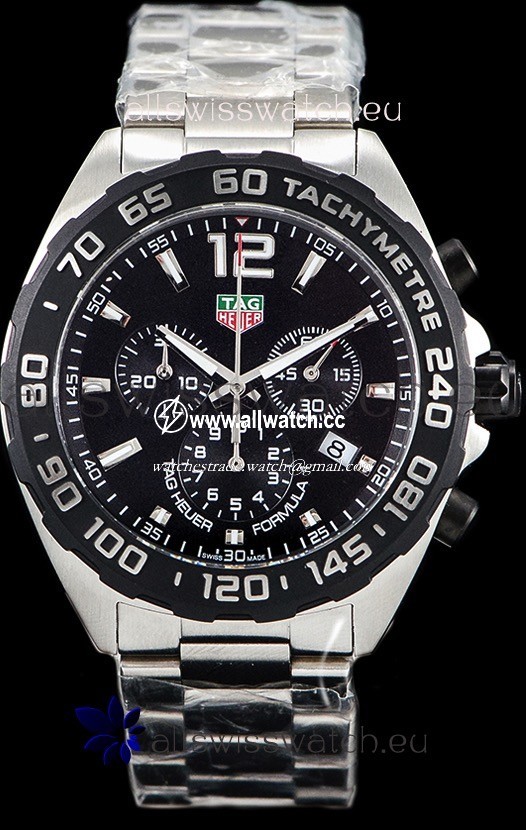 Tag Heuer Formula 1 Chronograph Quartz Black Dial