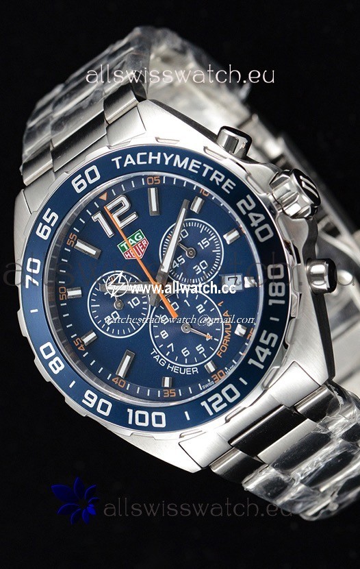 Tag Heuer Formula 1 Chronograph Quartz Blue Dial