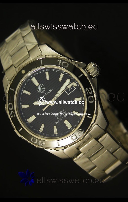 Tag Heuer Aquaracer Calibre 5 Black Dial - 1:1 Mirror Edition