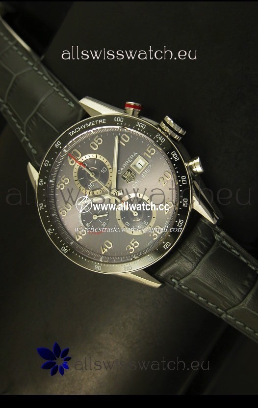 Tag Heuer Carrera Calibre 1887 Grey Dial - 1:1 Mirror