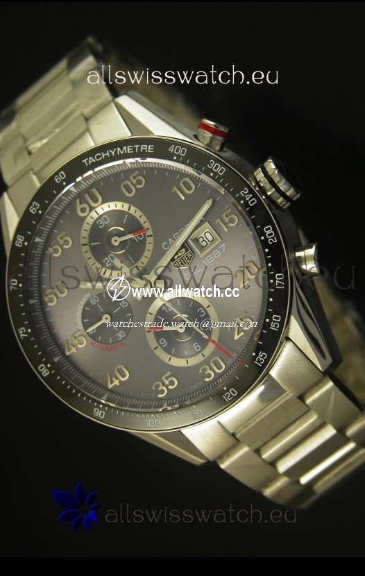 Tag Heuer Carrera Calibre 1887 Grey Dial - 1:1 Mirror