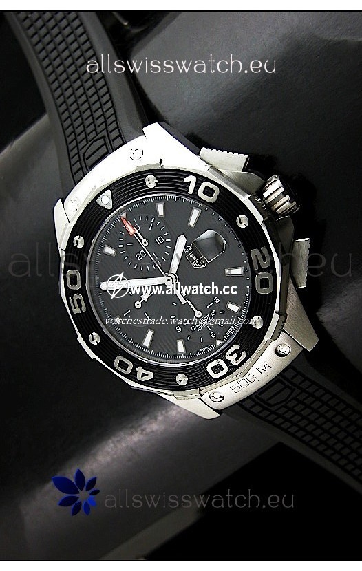 Tag Heuer Aquaracer Calibre 16 Swiss in Black Dial