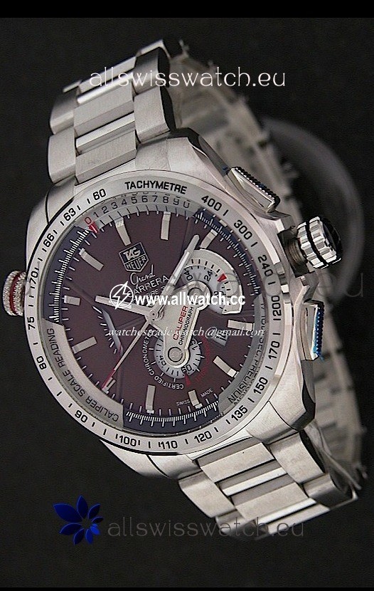 Tag Heuer Grand Carrera Calibre 36  Chronograph in Brown Dial
