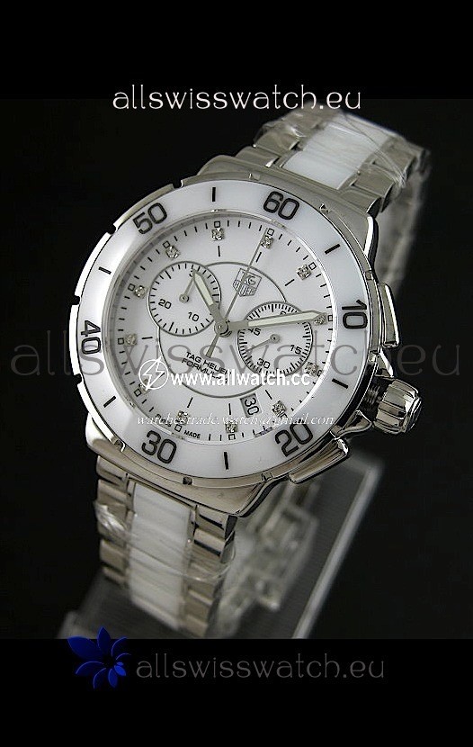Tag Heuer Formula 1 Chronograph Ceramic Ladies in Ceramic Bezel