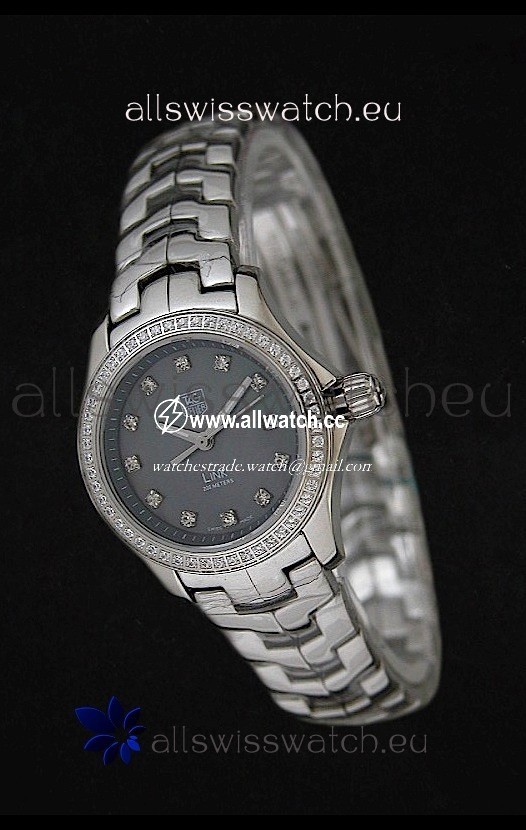 Tag Heuer Link Ladies in Mother of Pearl Grey Dial