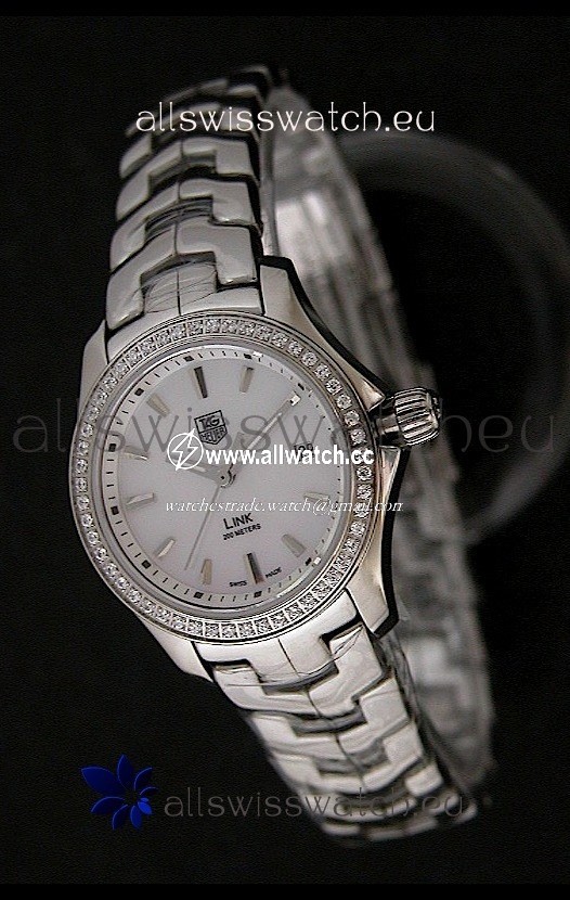 Tag Heuer Link Ladies in Mother of Pearl White Dial