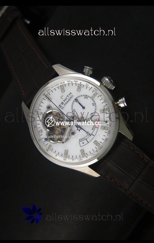 Zenith El Primero Chronomaster Handwind Power Reserve 42MM White Dial