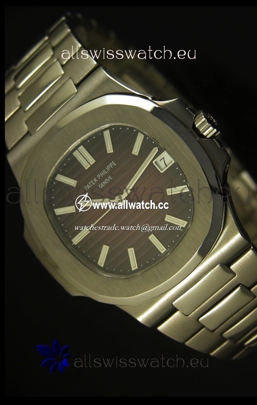 Patek Philippe Nautilus 5711 Jumbo Burgundy - 1:1 Ultimate Mirror