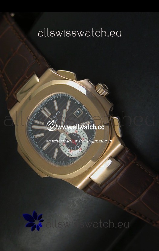 Patek Philippe Nautilus 5980 Black Dial - 1:1 Ultimate Mirror