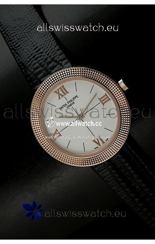 Patek Philippe Geneve Quartz in Rose Gold
