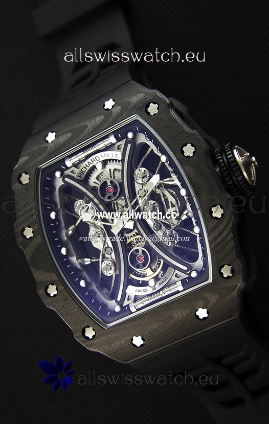Richard Mille RM53-01 Pablo Mac Donough Black Carbon Case