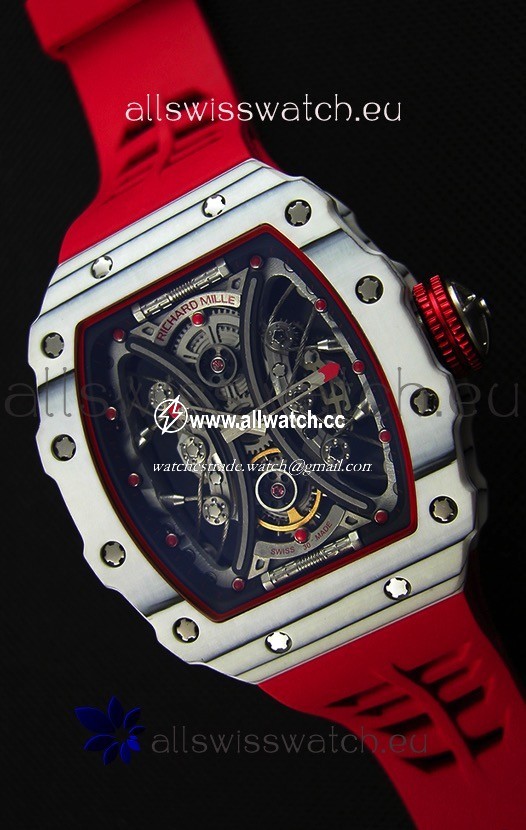 Richard Mille RM53-01 Pablo Mac Donough White Carbon Case