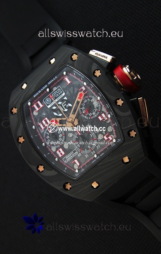 Richard Mille RM011 Romain Grosjean Lotus F1 Edition Forged Carbon Case
