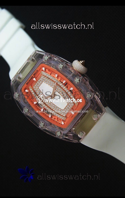 Richard Mille RM07-02 Sapphir Ladiesin White Pearl Dial
