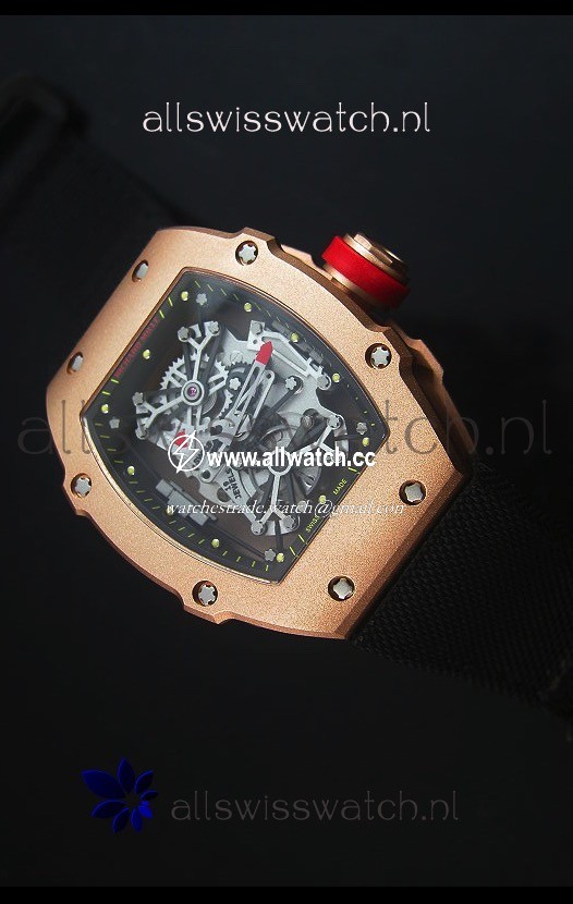 Richard Mille RM027 Tourbillon Rafael Nadal Edition in 18K Rose Gold