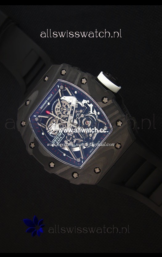 Richard Mille RM035-2 Rafael Nadal Forged Carbon Case with White Crown